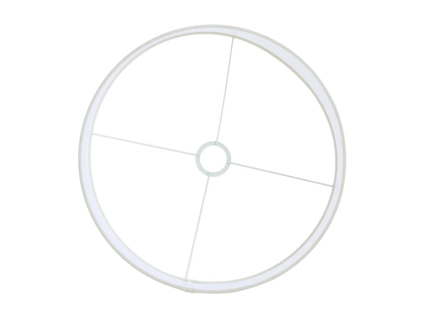 Abat-jour LIVIGNO - Ø35x30cm - Blanc