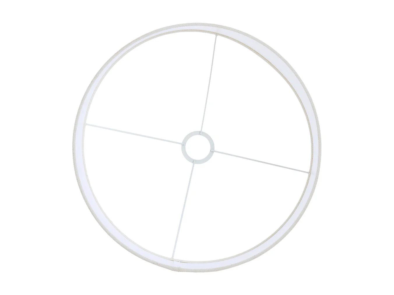 Abat-jour LIVIGNO - Ø35x30cm - Blanc