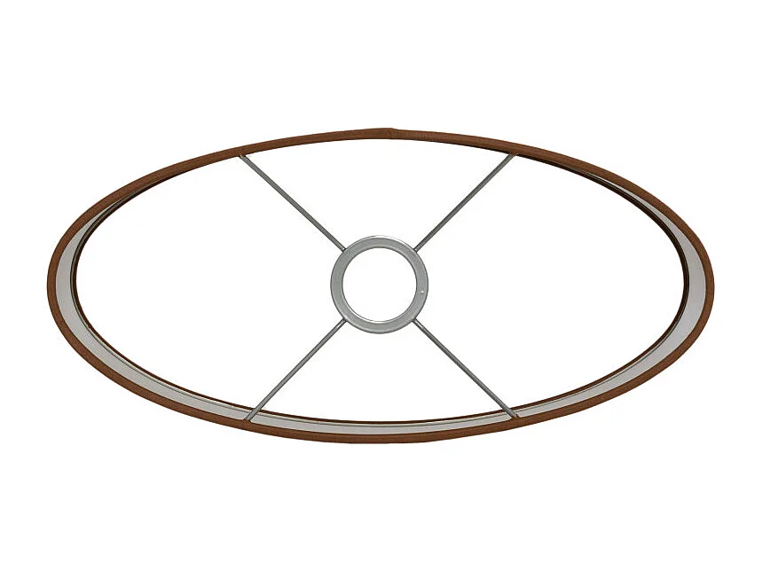 Lampenkap PENNY - 38x17.5x28cm - Bruin