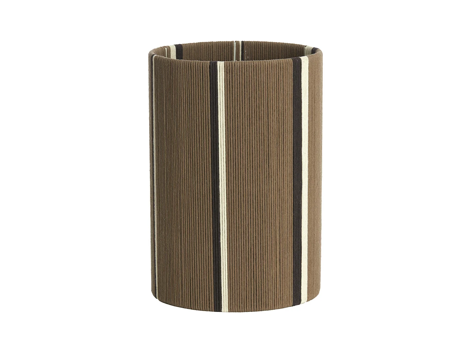 Pantalla MEDAN - Ø25x36cm - Marrón