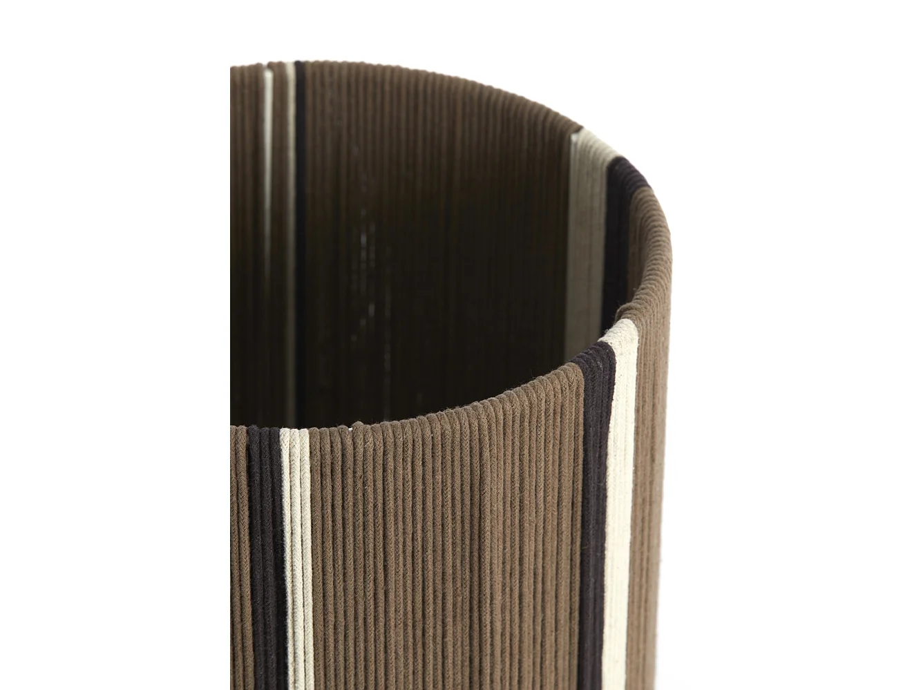 Pantalla MEDAN - Ø25x36cm - Marrón