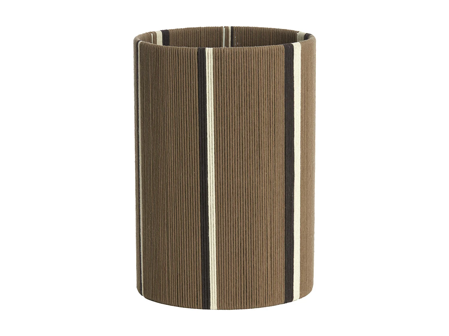 Pantalla MEDAN - Ø25x36cm - Marrón