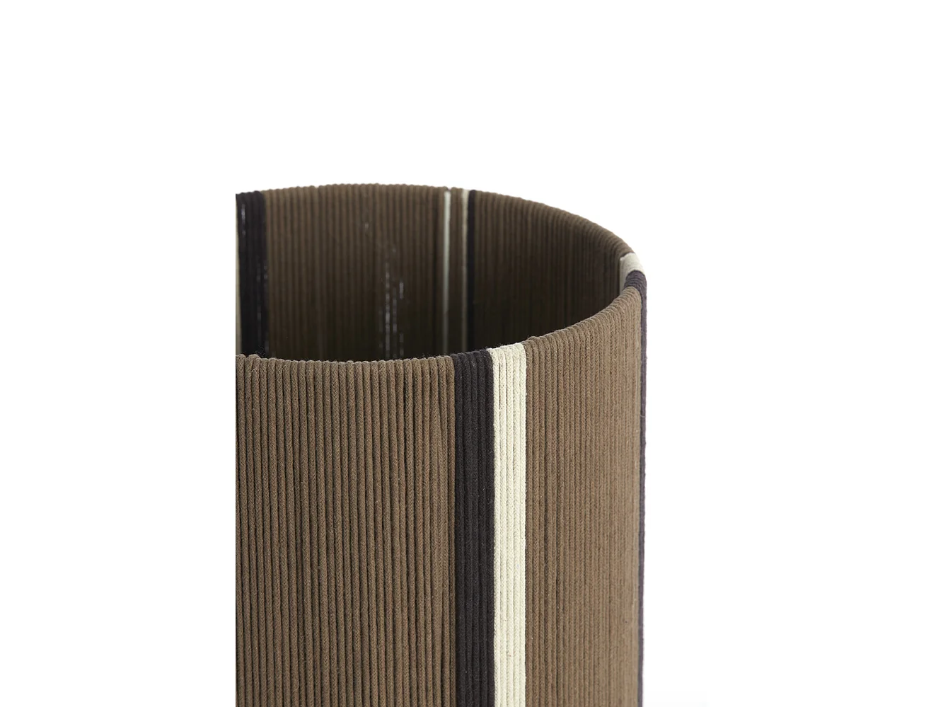 Pantalla MEDAN - Ø25x36cm - Marrón