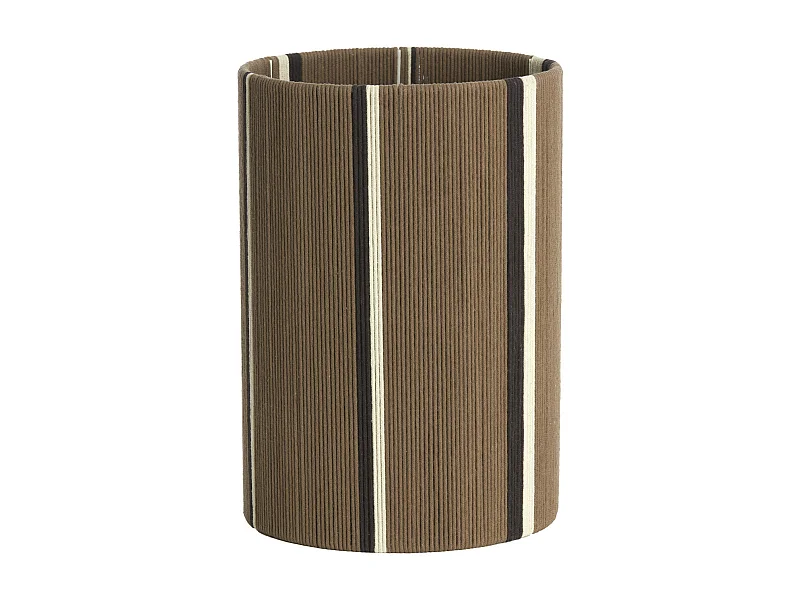 Pantalla MEDAN - Ø25x36cm - Marrón