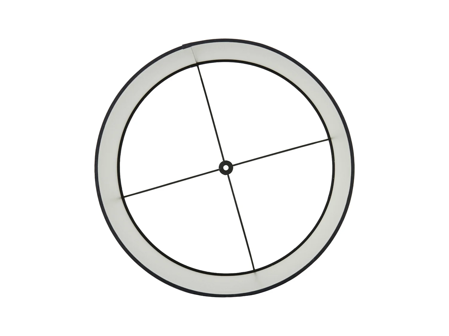 Abat-jour VELOURS - Ø45x45cm - Noir