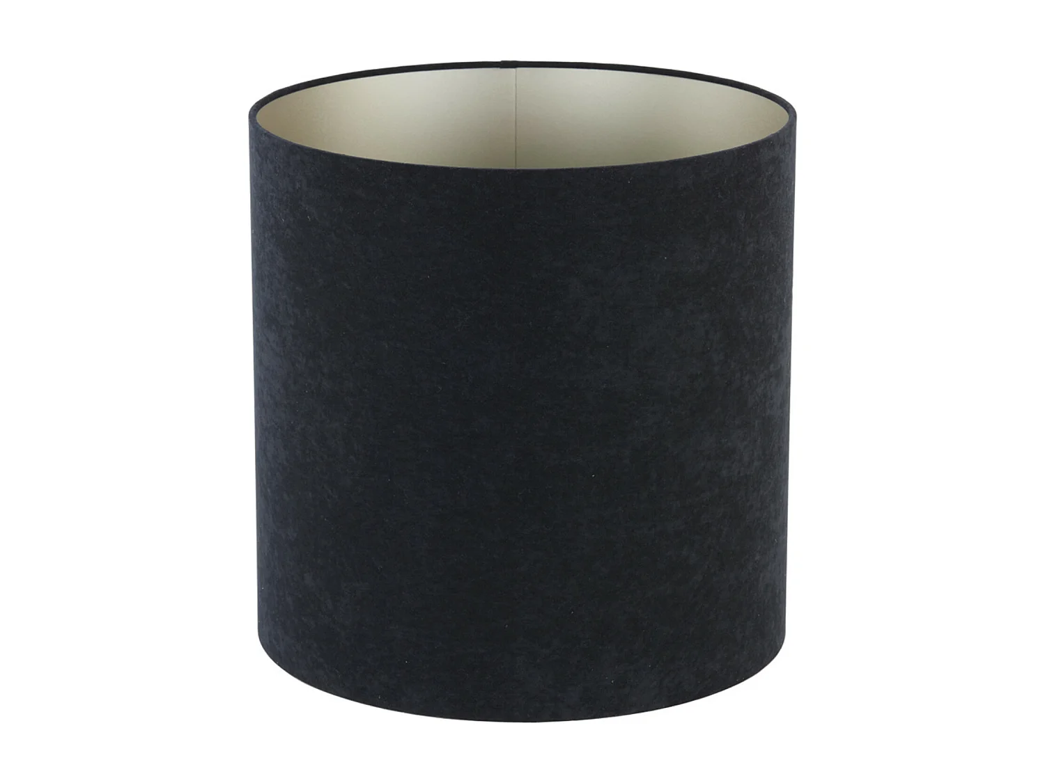 Lampenkap VELOURS - Ø45x45cm - Zwart