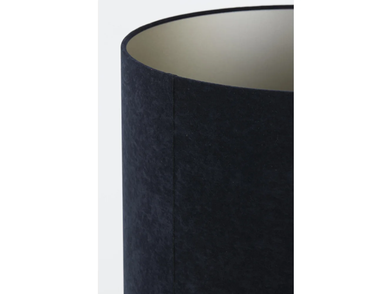 Lampenkap VELOURS - Ø45x45cm - Zwart