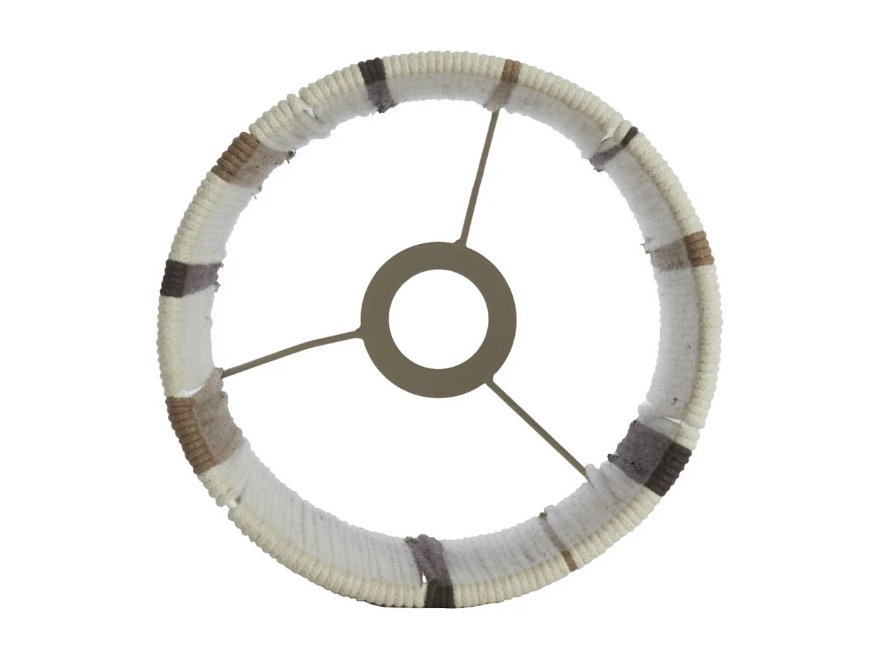 Lampenschirm MEDAN - Ø20x30cm - Weiß