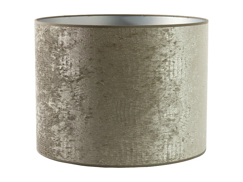 Lampenschirm CHELSEA - Ø50x38cm - Silber