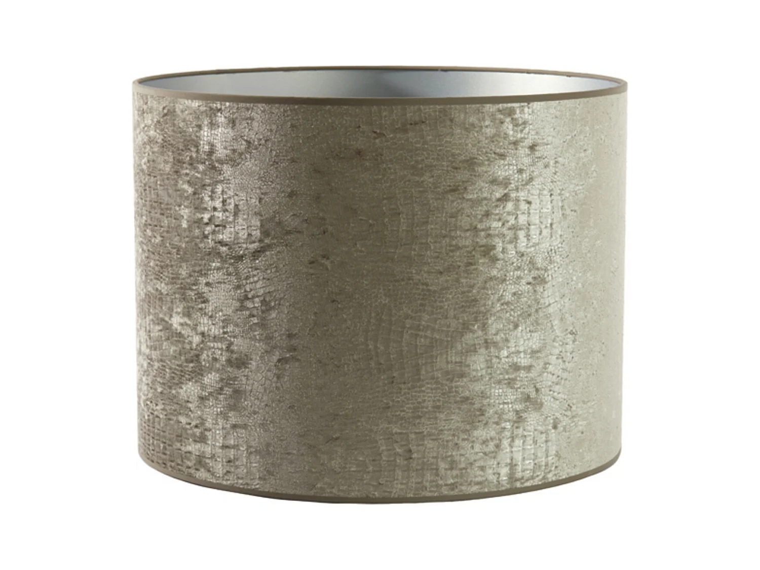 Lampenschirm CHELSEA - Ø50x38cm - Silber