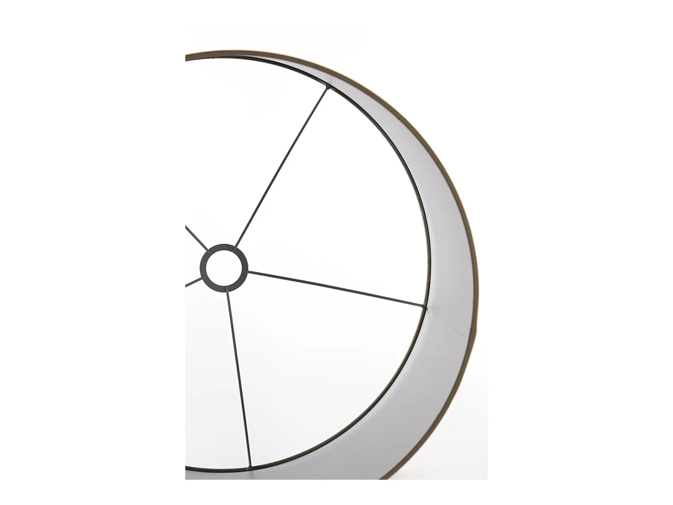 Lampenschirm CHELSEA - Ø50x38cm - Silber