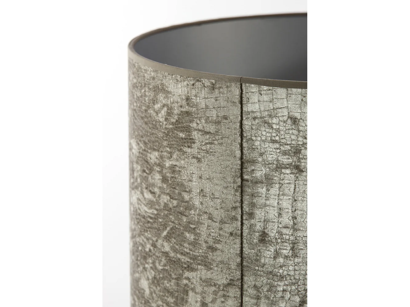 Lampenschirm CHELSEA - Ø50x38cm - Silber