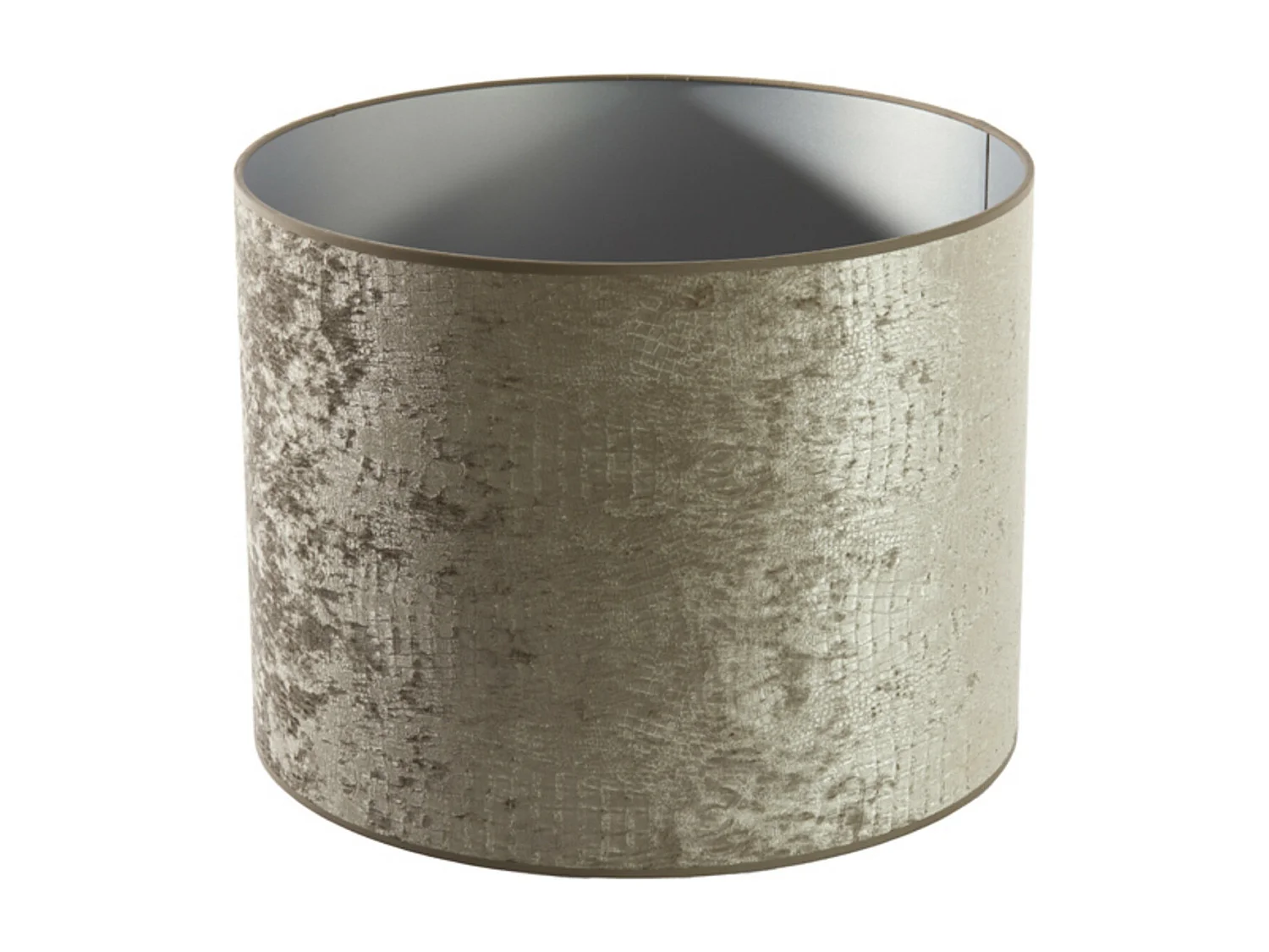 Abat-jour CHELSEA - Ø50x38cm - Argent