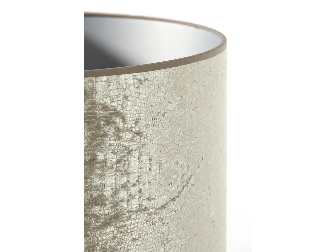 Abat-jour CHELSEA - Ø50x38cm - Argent