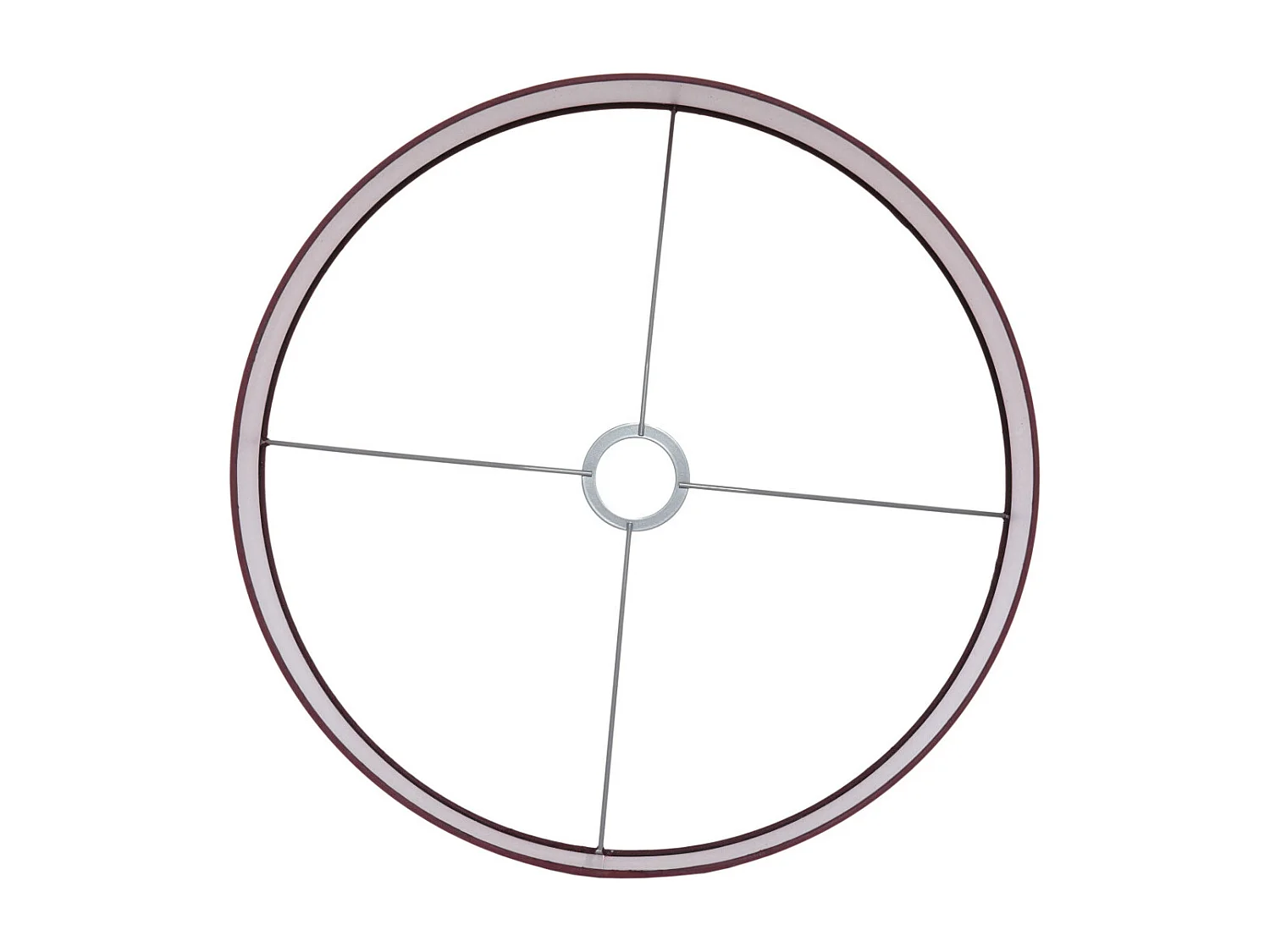 Abat-jour IMANI - Ø40x30cm - Rouge