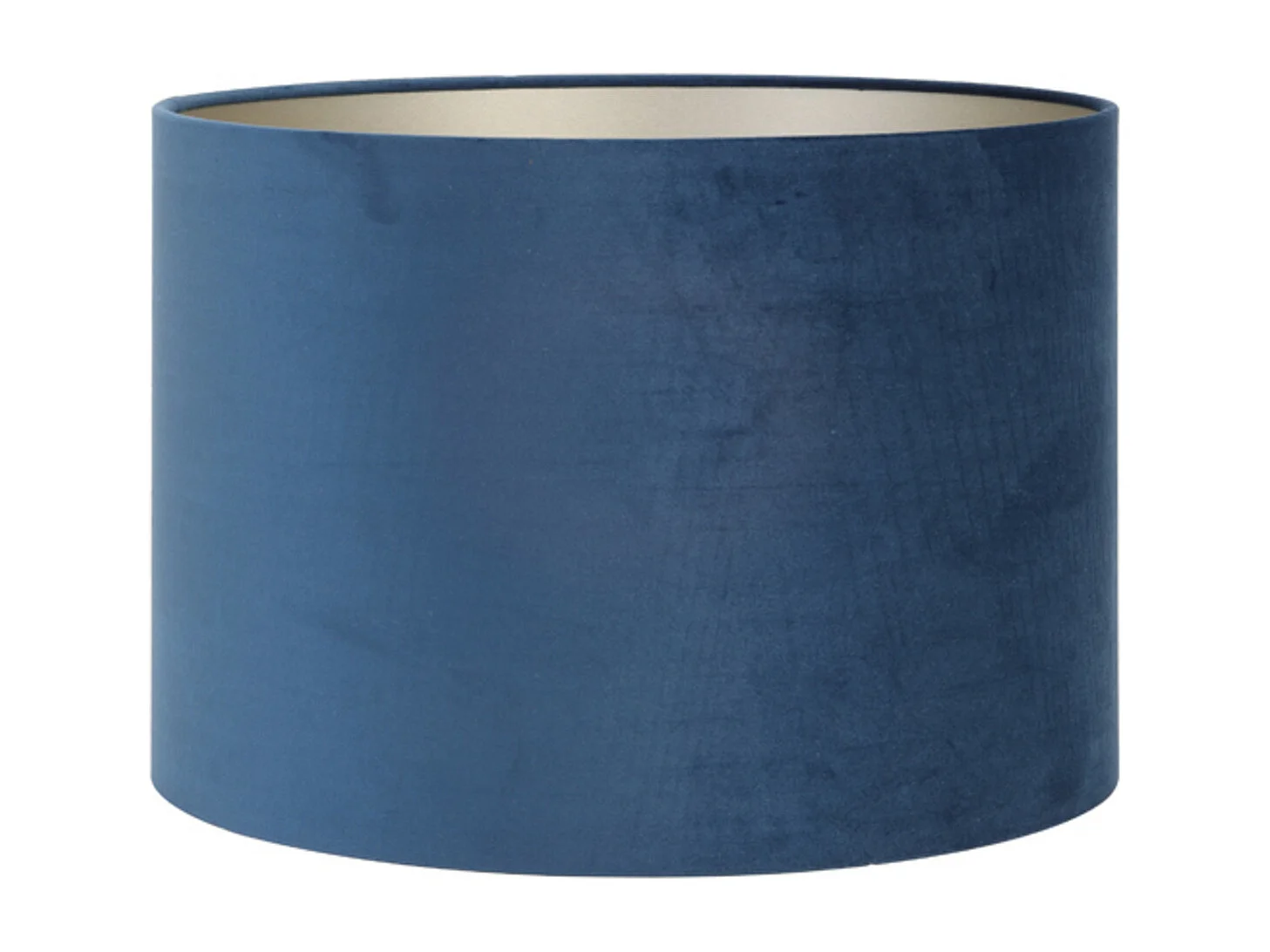 Lampenkap VELOURS - Ø20x15cm - Blauw