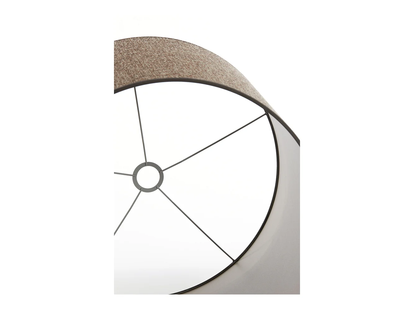 Lampenkap SAVERNA - Ø50x38cm - Bruin