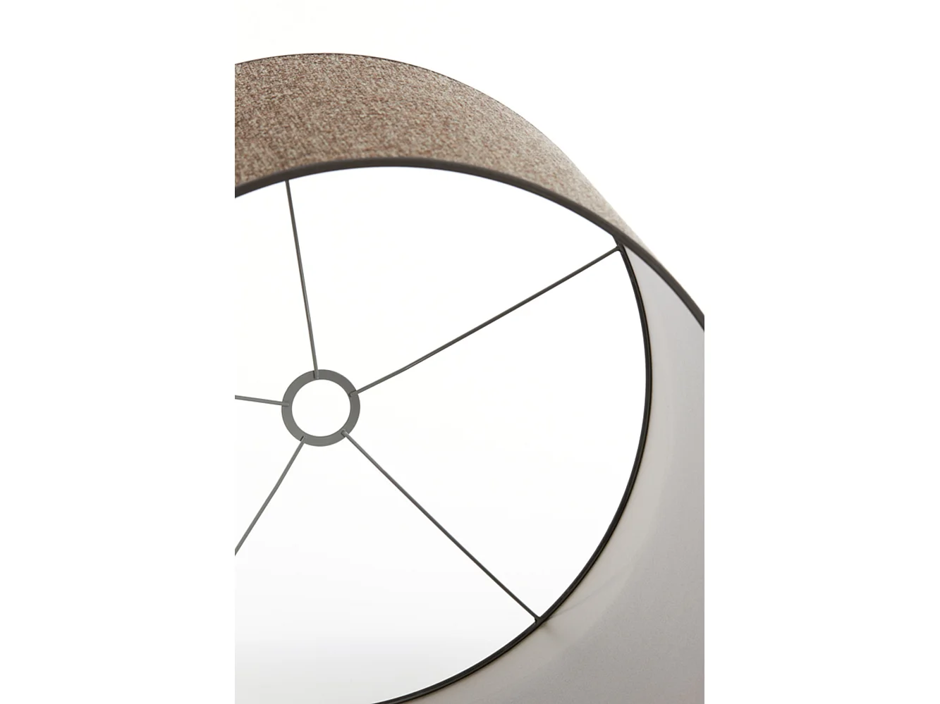 Abat-jour SAVERNA - Ø50x38cm - Marron