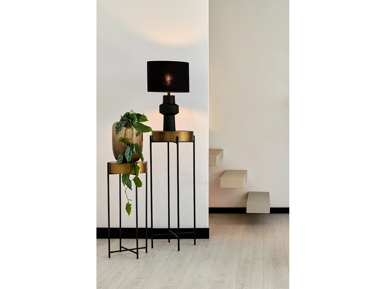 Abat-jour LIVIGNO - Ø35x25cm - Noir