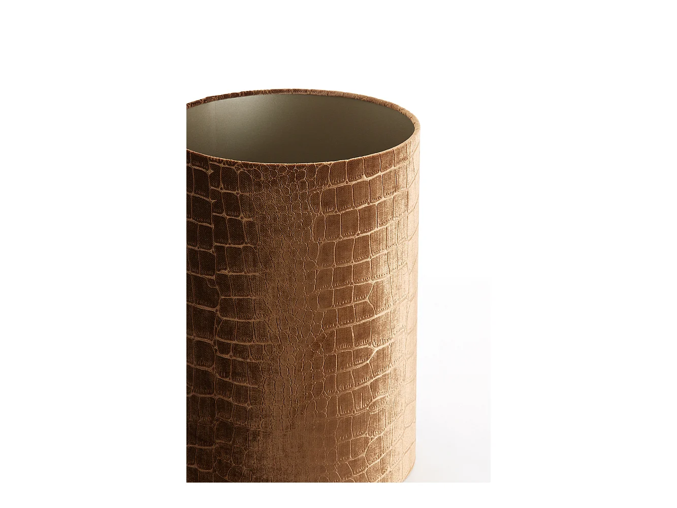 Abat-jour PRAYA - Ø30x42cm - Marron