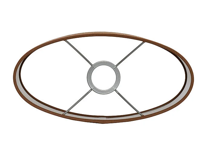 Abat-jour PENNY - 30x15x25cm - Marron