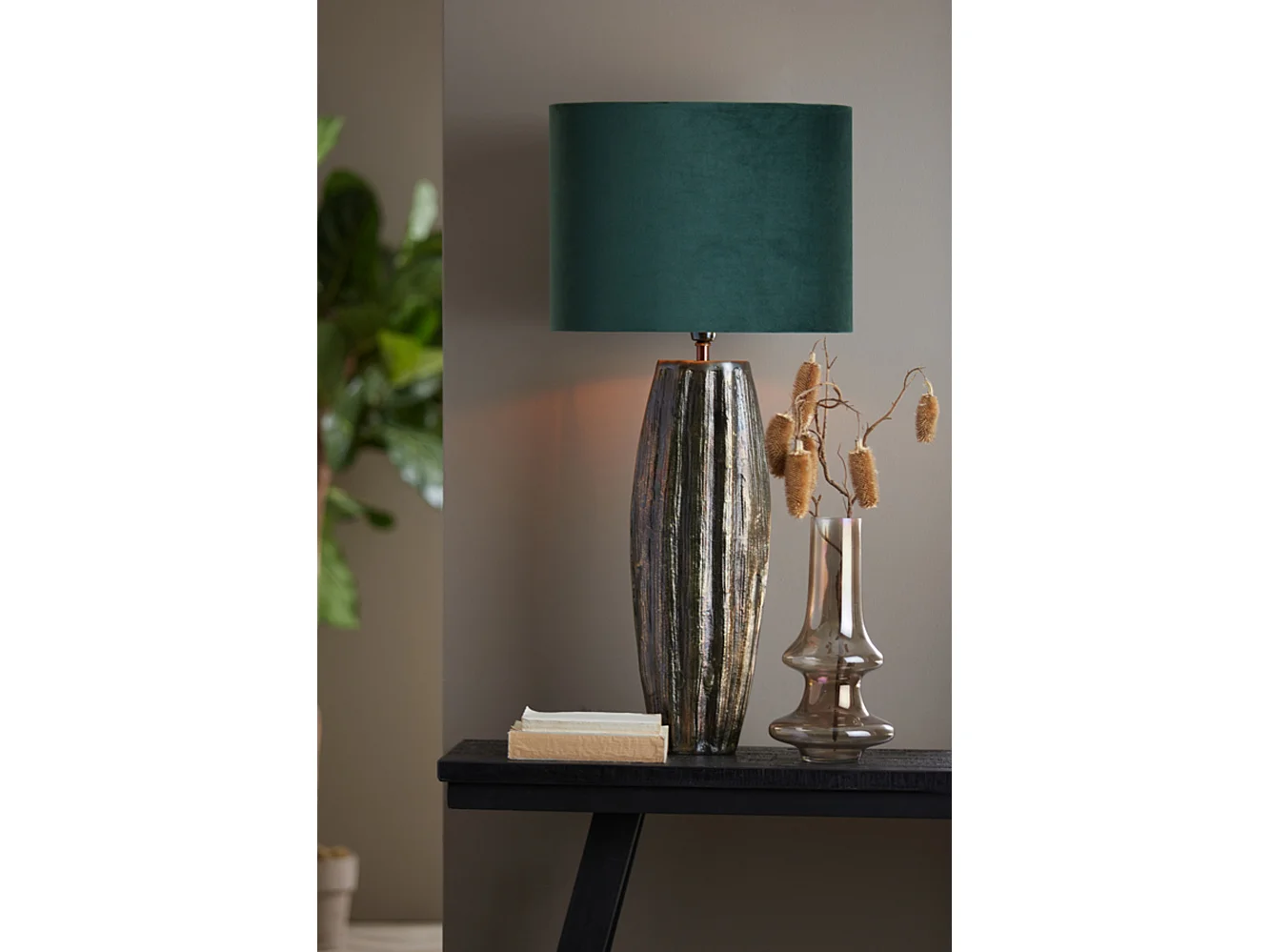 Pantalla VELOURS - 45x21x32cm - Verde