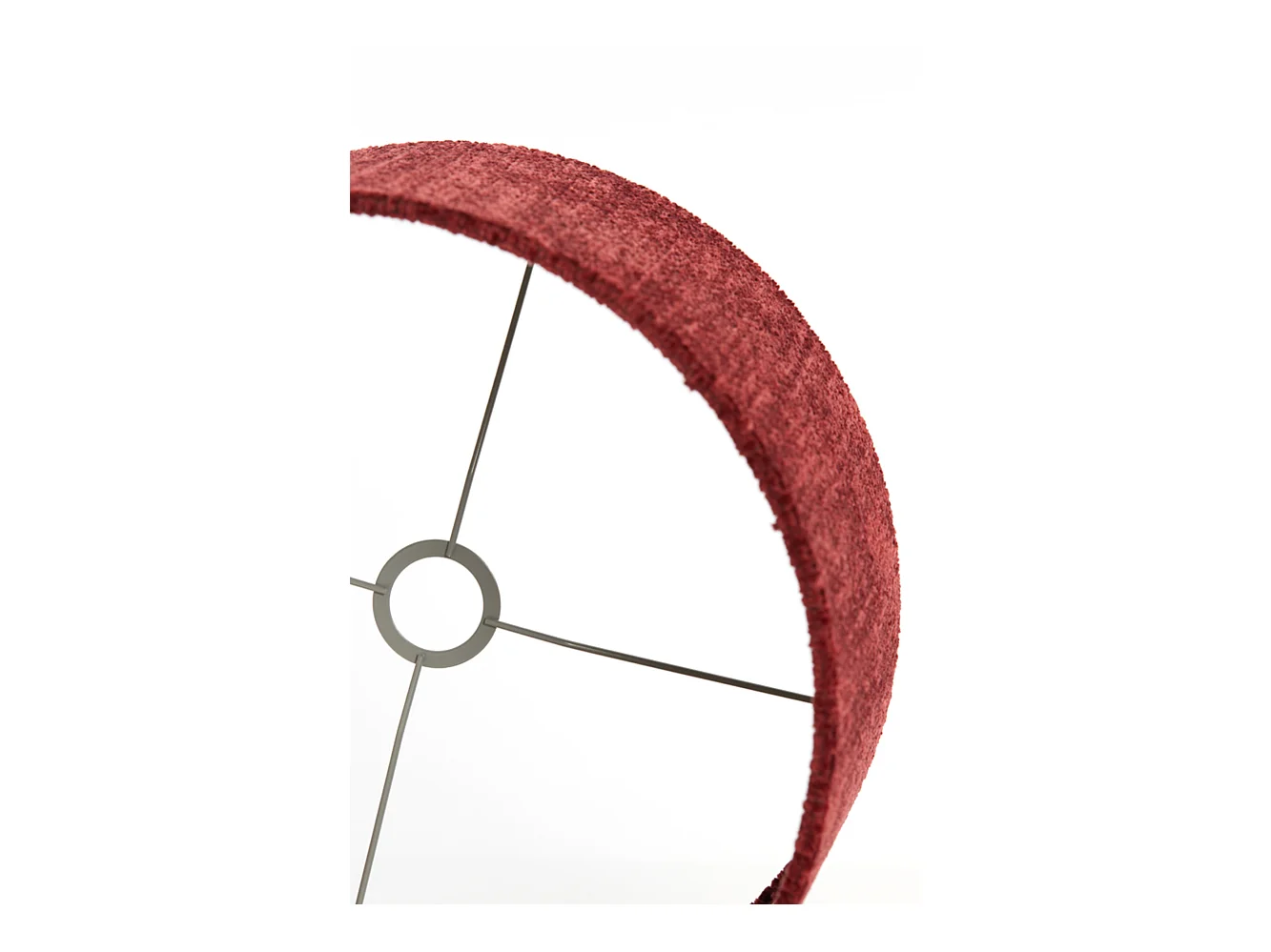 Pantalla RUBY - Ø40x30cm - Rojo