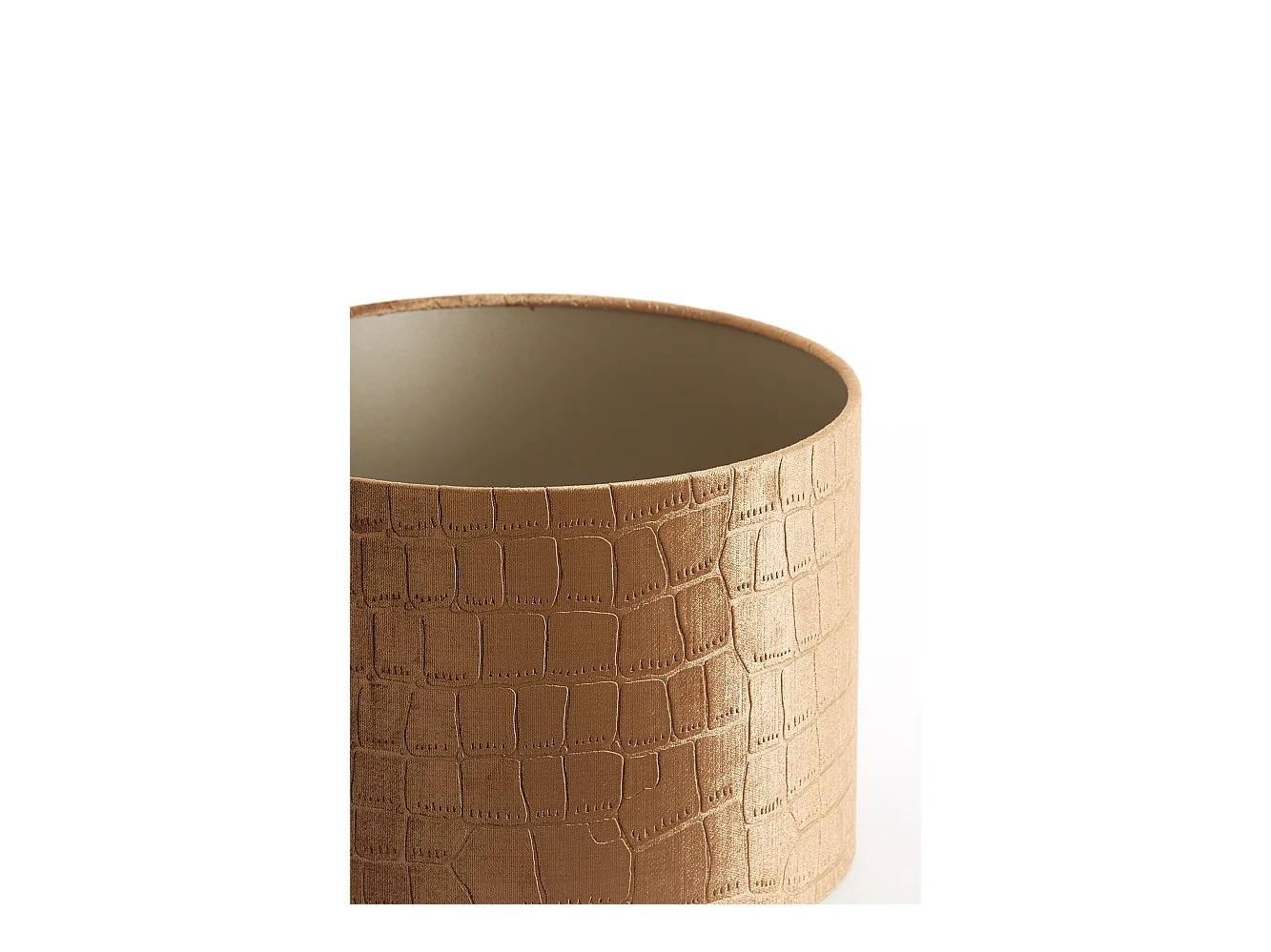 Pantalla PRAYA - Ø30x21cm - Marrón