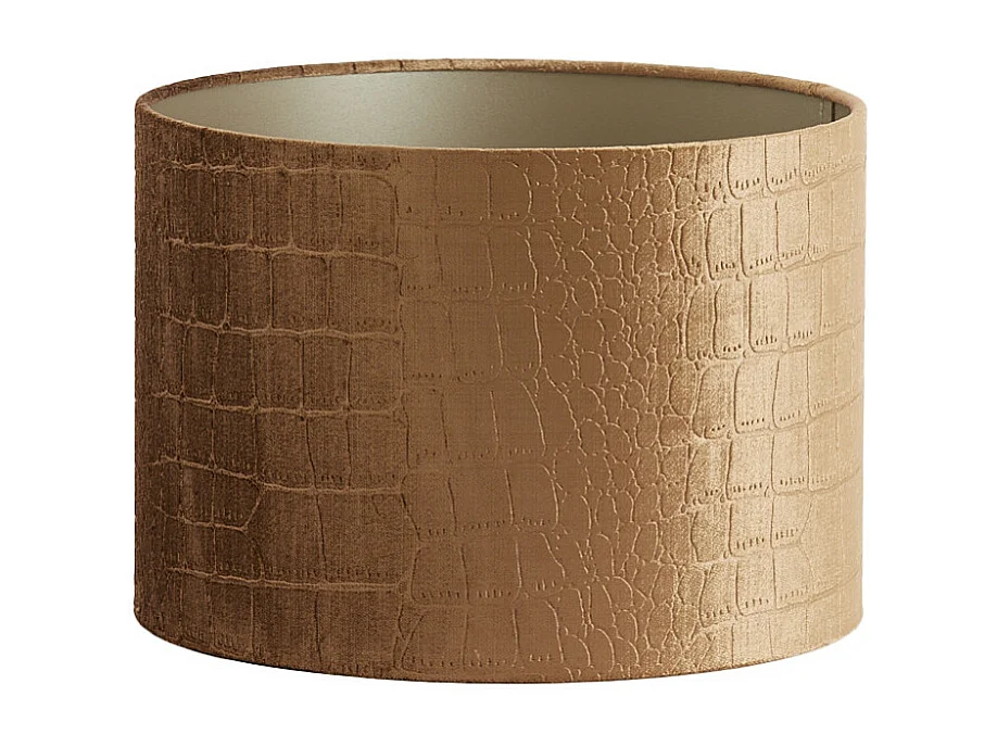 Abat-jour PRAYA - Ø30x21cm - Marron