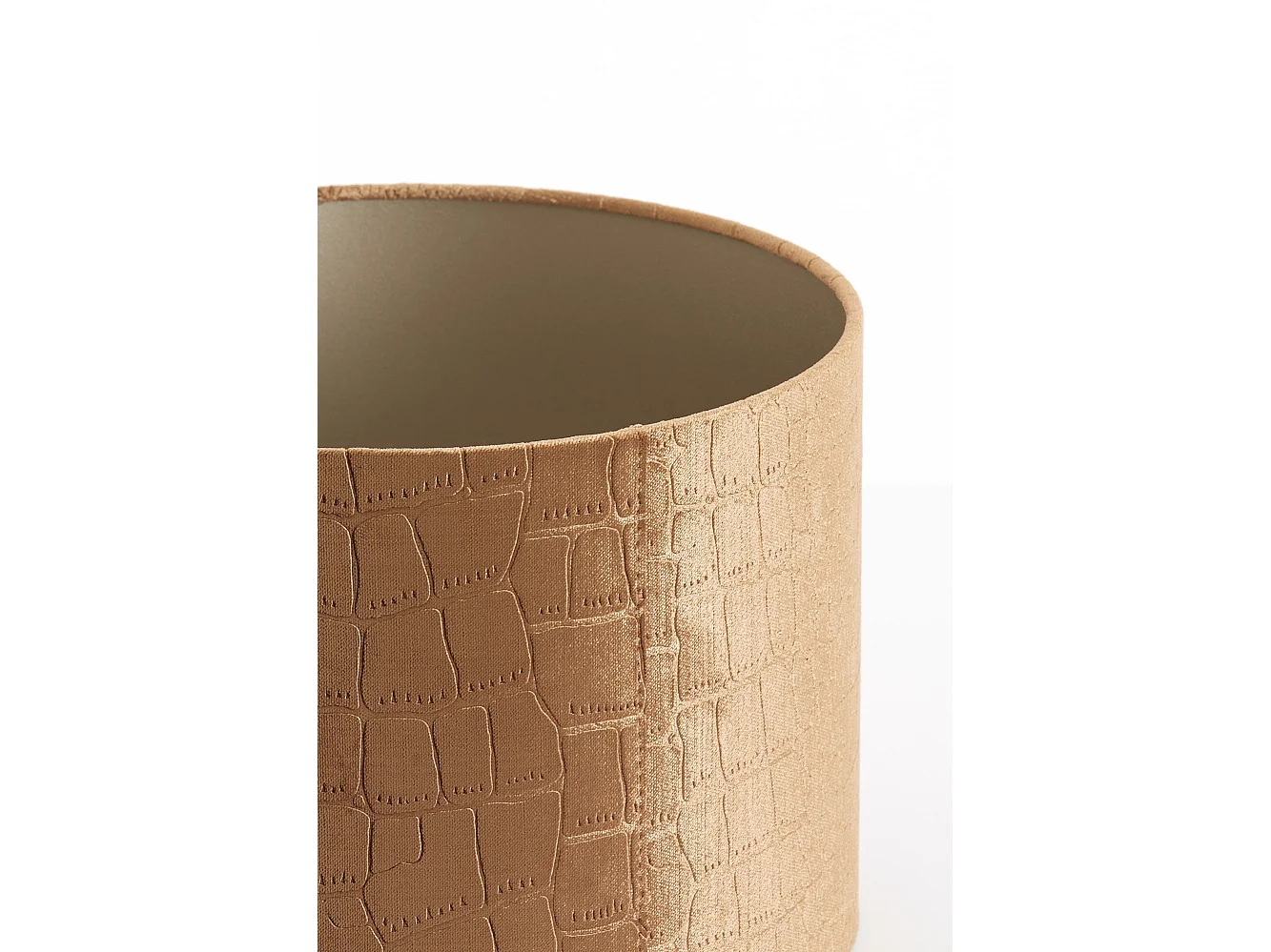 Abat-jour PRAYA - Ø30x21cm - Marron