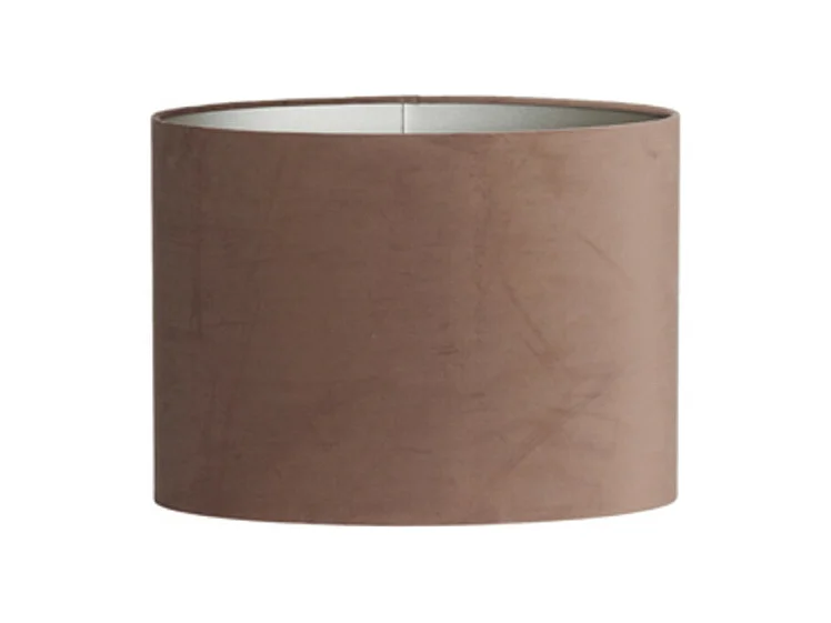 Abat-jour VELOURS - 38x17,5x28cm - Marron