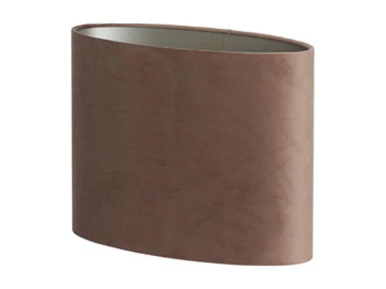 Abat-jour VELOURS - 38x17,5x28cm - Marron