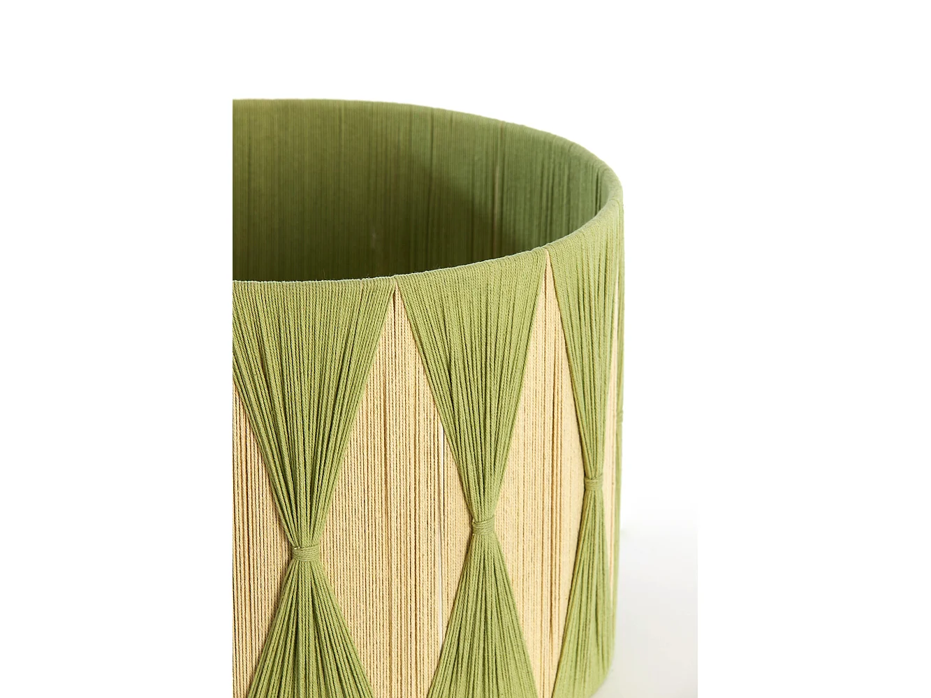 Abat-jour HANNAH - Ø40x30cm - Vert