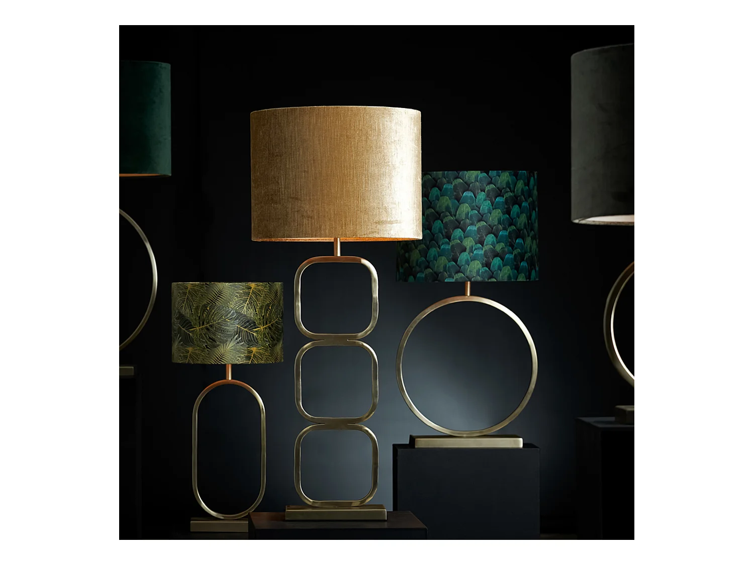 Abat-jour GEMSTONE - Ø40x30cm - Bronze