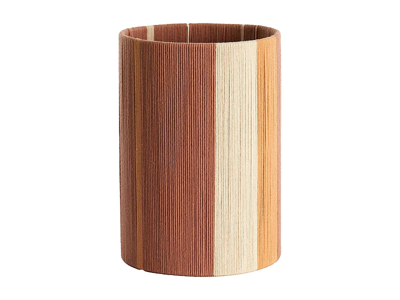 Pantalla MEDAN - Ø25x36cm - Rojo