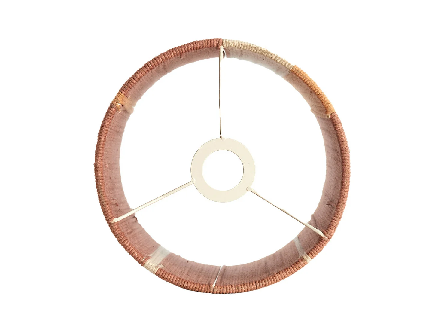 Abat-jour MEDAN - Ø25x36cm - Rouge