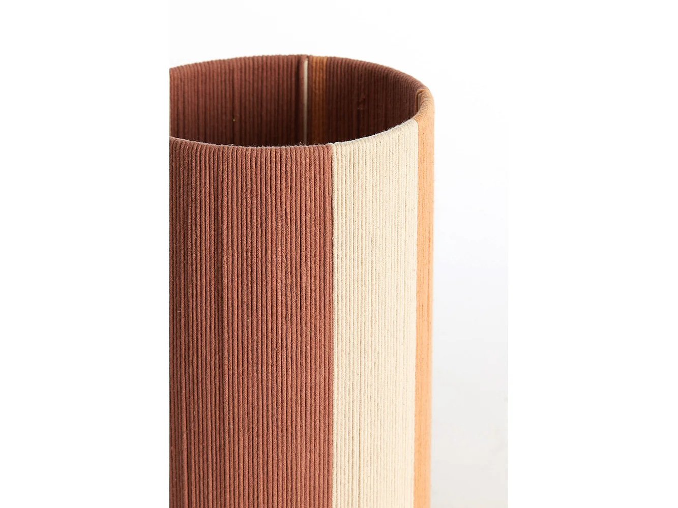 Abat-jour MEDAN - Ø25x36cm - Rouge