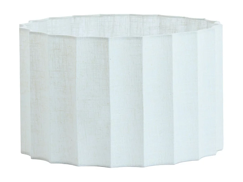 Abat-jour DISLI - Ø40x25cm - Blanc