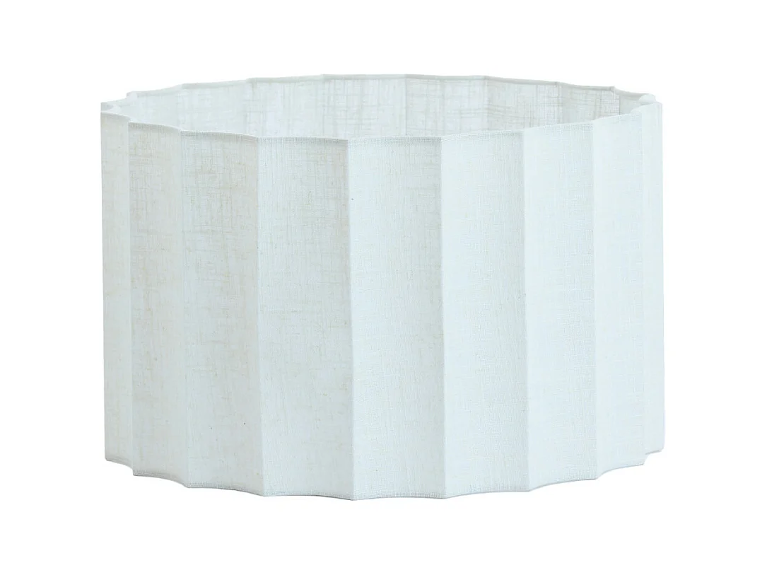 Abat-jour DISLI - Ø40x25cm - Blanc