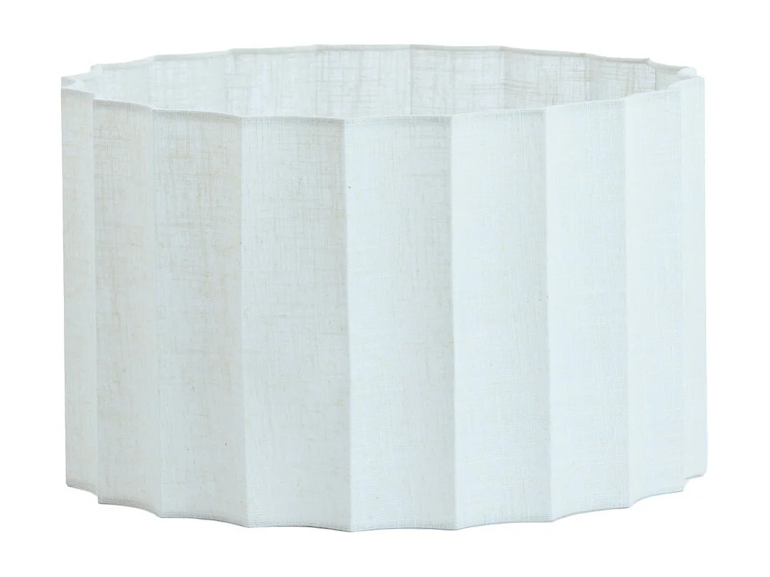 Abat-jour DISLI - Ø40x25cm - Blanc