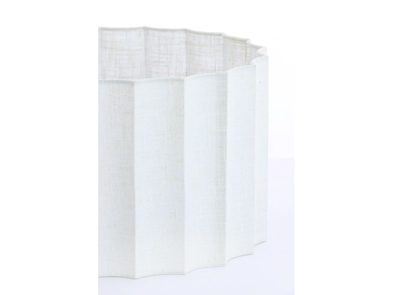 Abat-jour DISLI - Ø40x25cm - Blanc