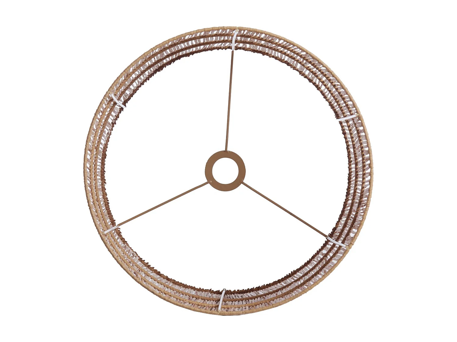 Abat-jour LANZANO - Ø40x50cm - Marron