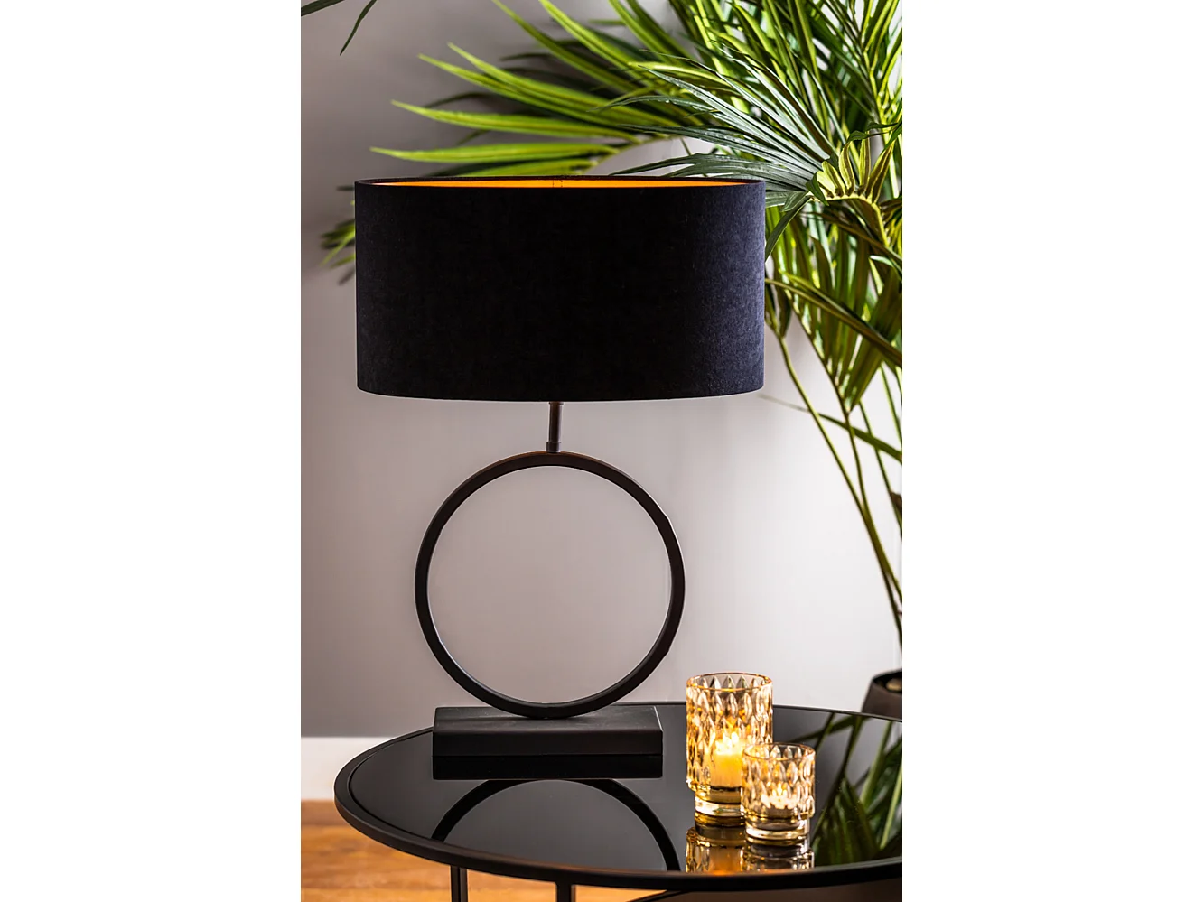 Pantalla VELOURS - 45x21x22cm - Negra