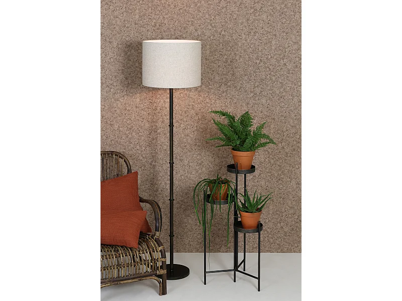 Abat-jour LIVIGNO - Ø40x30cm - Marron