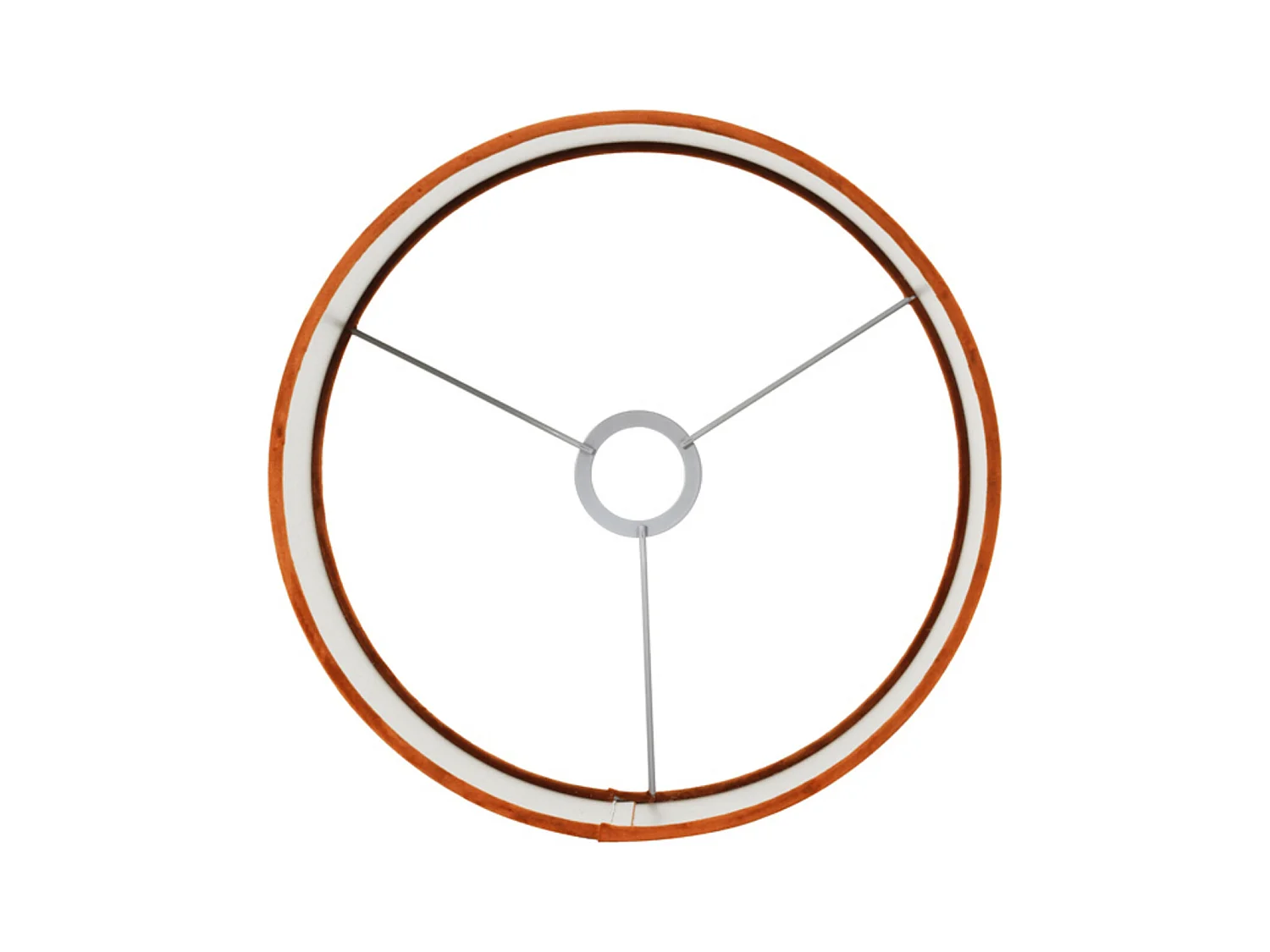 Abat-jour VELOURS - Ø20x15cm - Orange