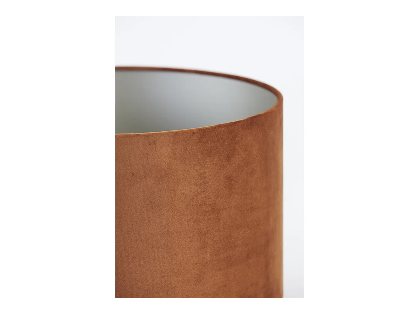 Abat-jour VELOURS - Ø20x15cm - Orange