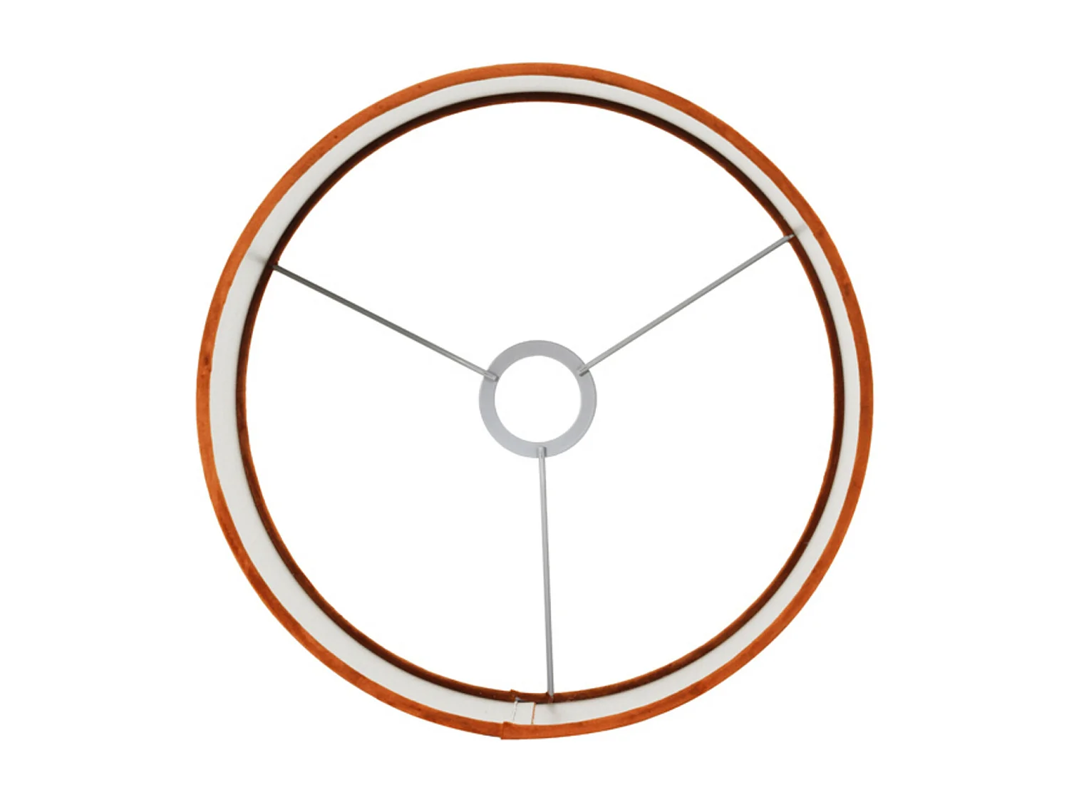 Abat-jour VELOURS - Ø20x15cm - Orange