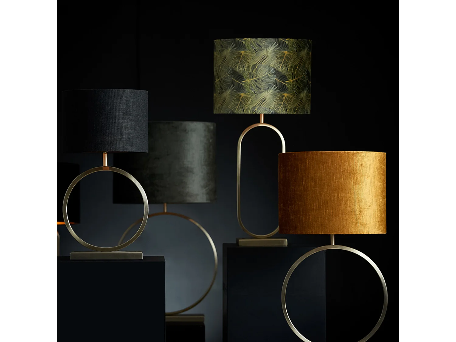 Abat-jour GEMSTONE - Ø30x21cm - Doré