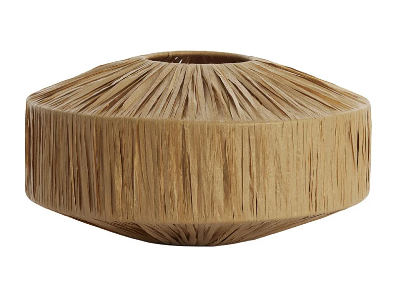 Lampenkap BILJANA - Ø31x16cm - Bruin