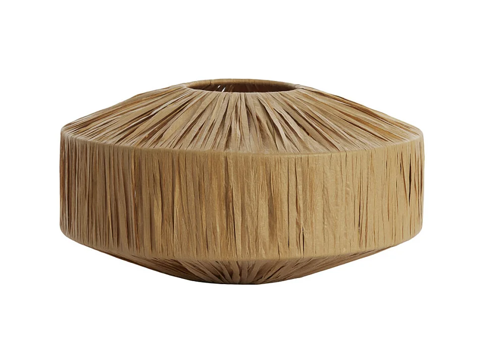 Abat-jour BILJANA - Ø31x16cm - Marron